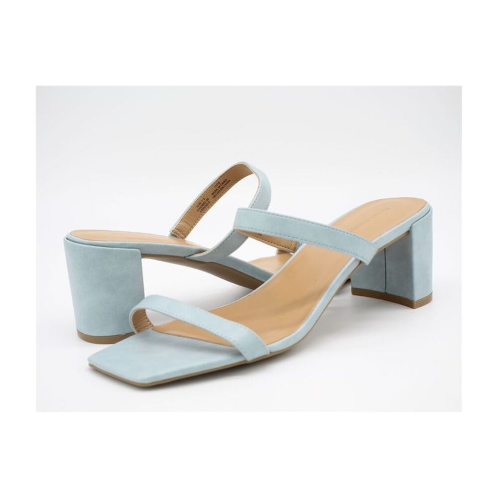 Banana Republic Light Blue Strappy Block Heel Sandals